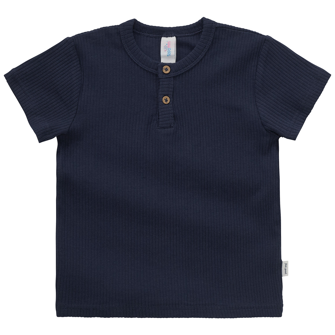 Baby T-Shirt mit Ripp-Struktur von Topomini
