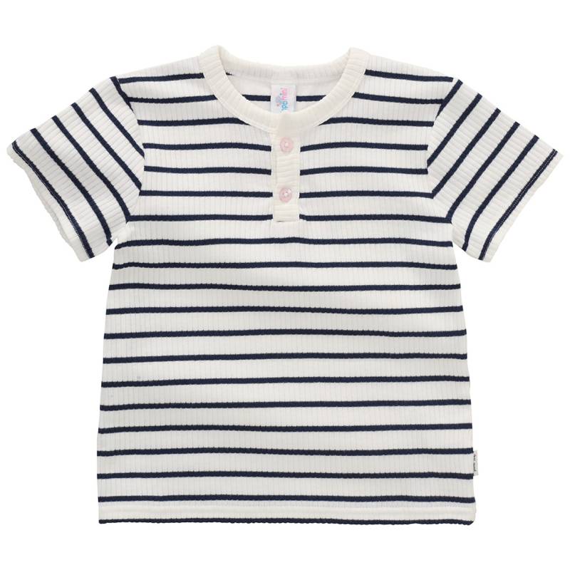 Baby T-Shirt mit Ripp-Struktur von Topomini