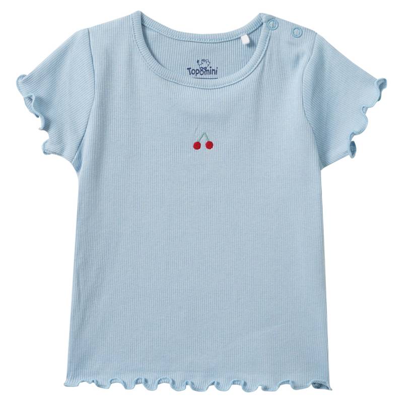 Baby T-Shirt mit Ripp-Struktur Baby T-Shirt mit Ripp-Struktur von Topomini