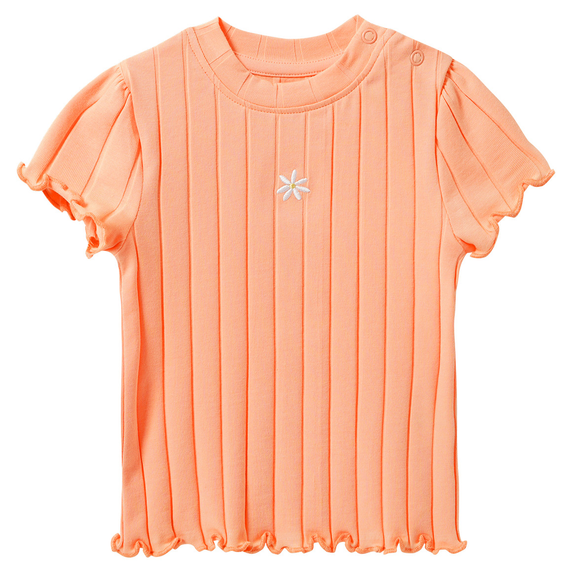 Baby T-Shirt mit Ripp-Struktur von Topomini