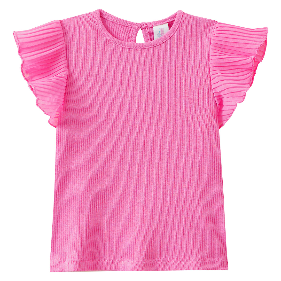 Baby T-Shirt mit Rippstruktur von Topomini
