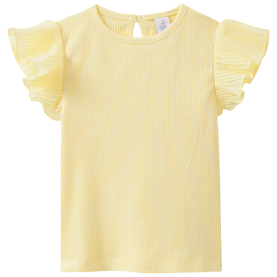 Baby T-Shirt mit Rippstruktur von Topomini