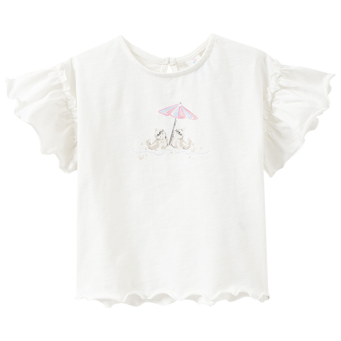 Baby T-Shirt mit Robben-Print von Topomini