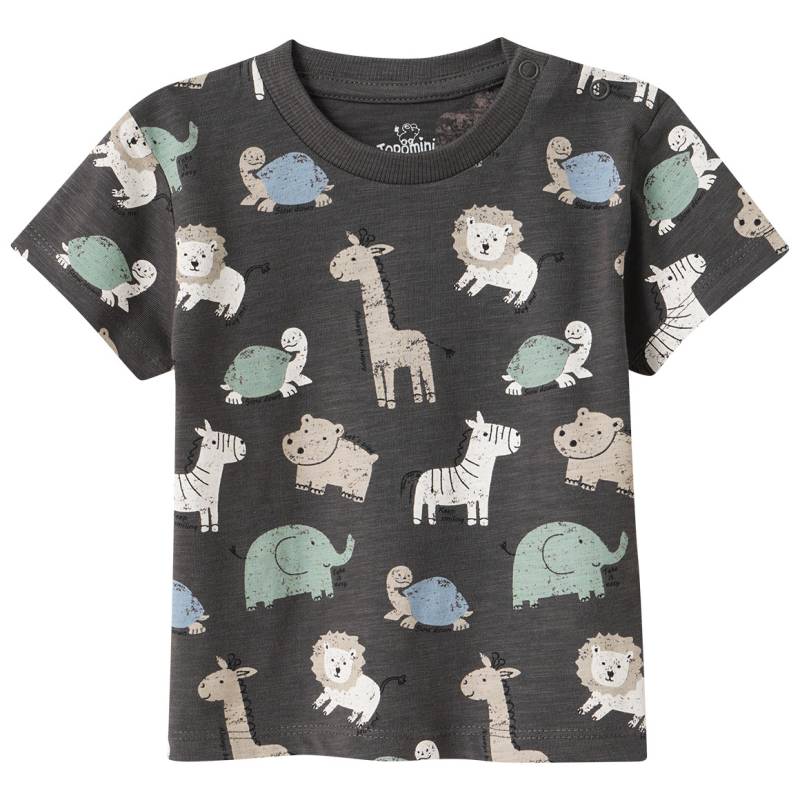 Baby T-Shirt mit Safari-Motiven von Topomini
