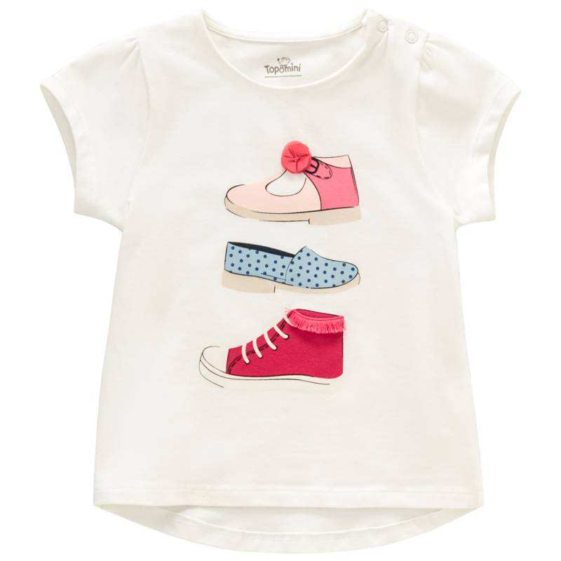 Baby T-Shirt mit Schuh-Motiv von Topomini