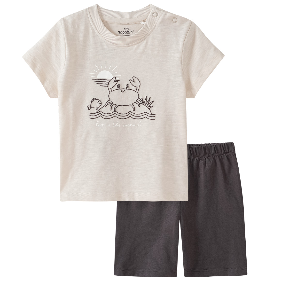 Baby T-Shirt mit Stickerei von Topomini