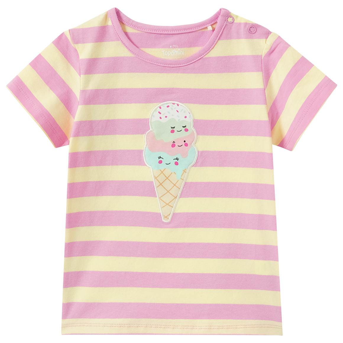 Baby T-Shirt mit Streifen von Topomini