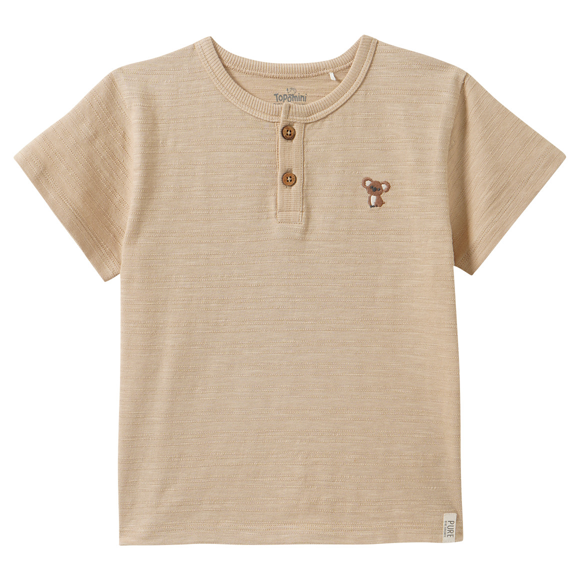 Baby T-Shirt mit Strukturmuster von Topomini