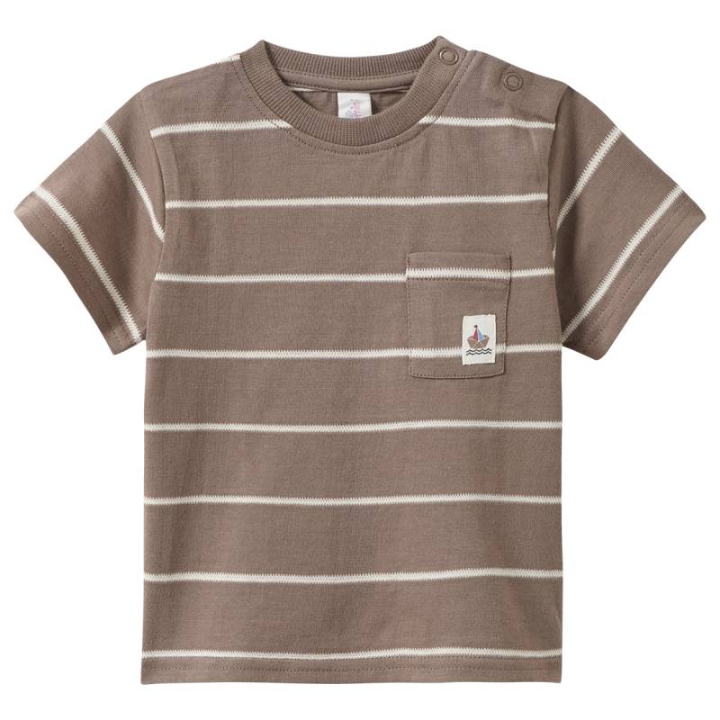 Baby T-Shirt mit Strukturstreifen von Topomini