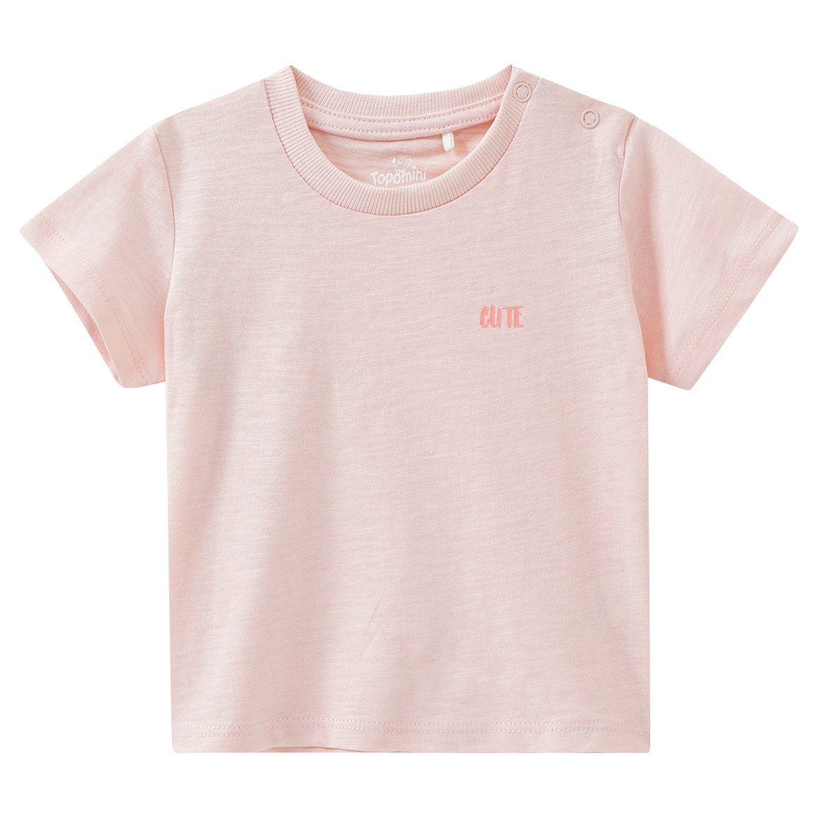 Baby T-Shirt mit Text-Print von Topomini
