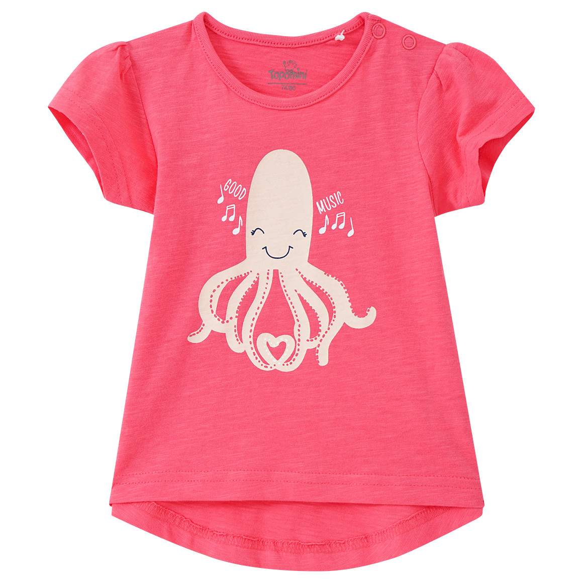 Baby T-Shirt mit Tintenfisch-Motiv von Topomini