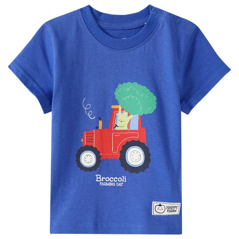Baby T-Shirt mit Traktor-Print von Topomini