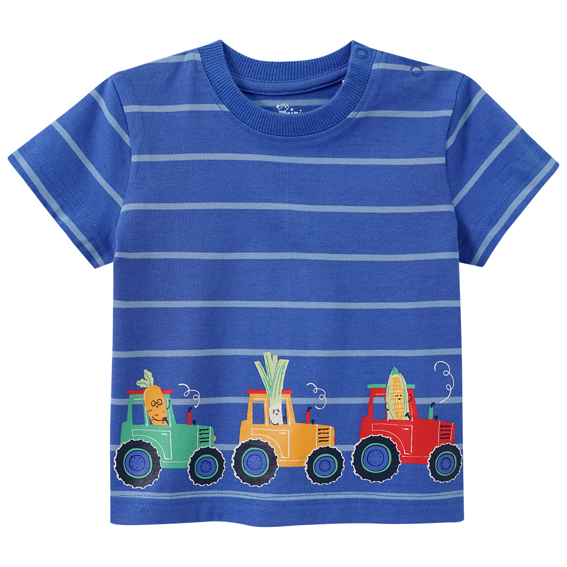 Baby T-Shirt mit Traktor-Print von Topomini