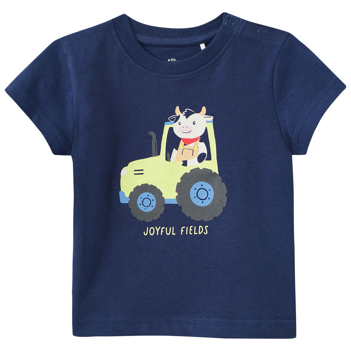 Baby T-Shirt mit Traktor-Print Baby T-Shirt mit Traktor-Print von Topomini