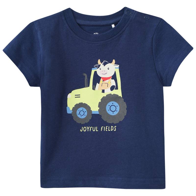 Baby T-Shirt mit Traktor-Print von Topomini
