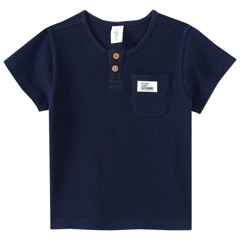 Baby T-Shirt mit Waffelstruktur von Topomini