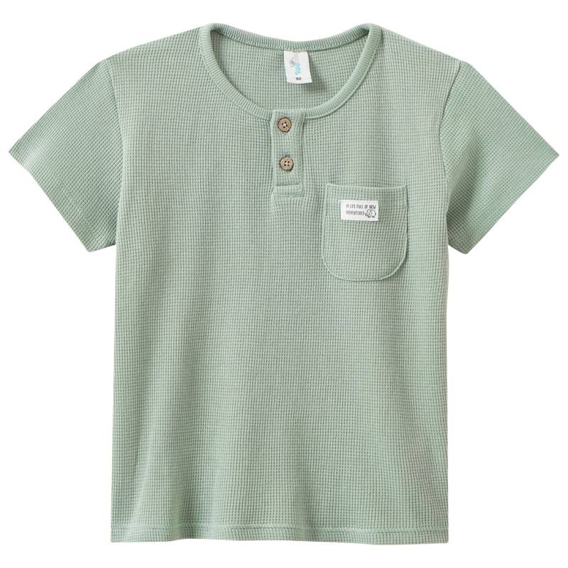 Baby T-Shirt mit Waffelstruktur von Topomini