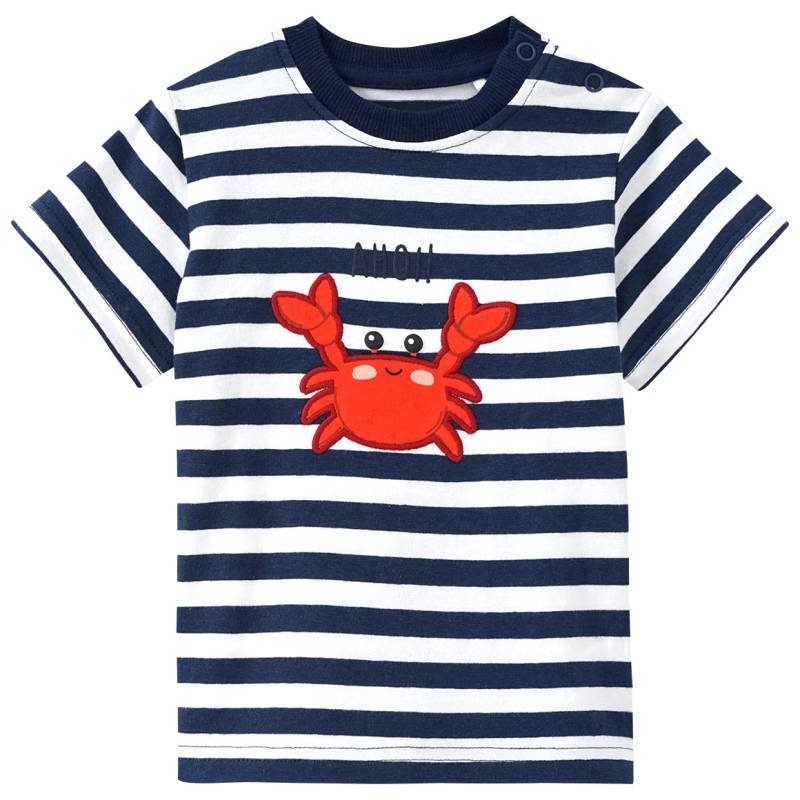 Baby T-Shirt mit Wal-Applikation von Topomini