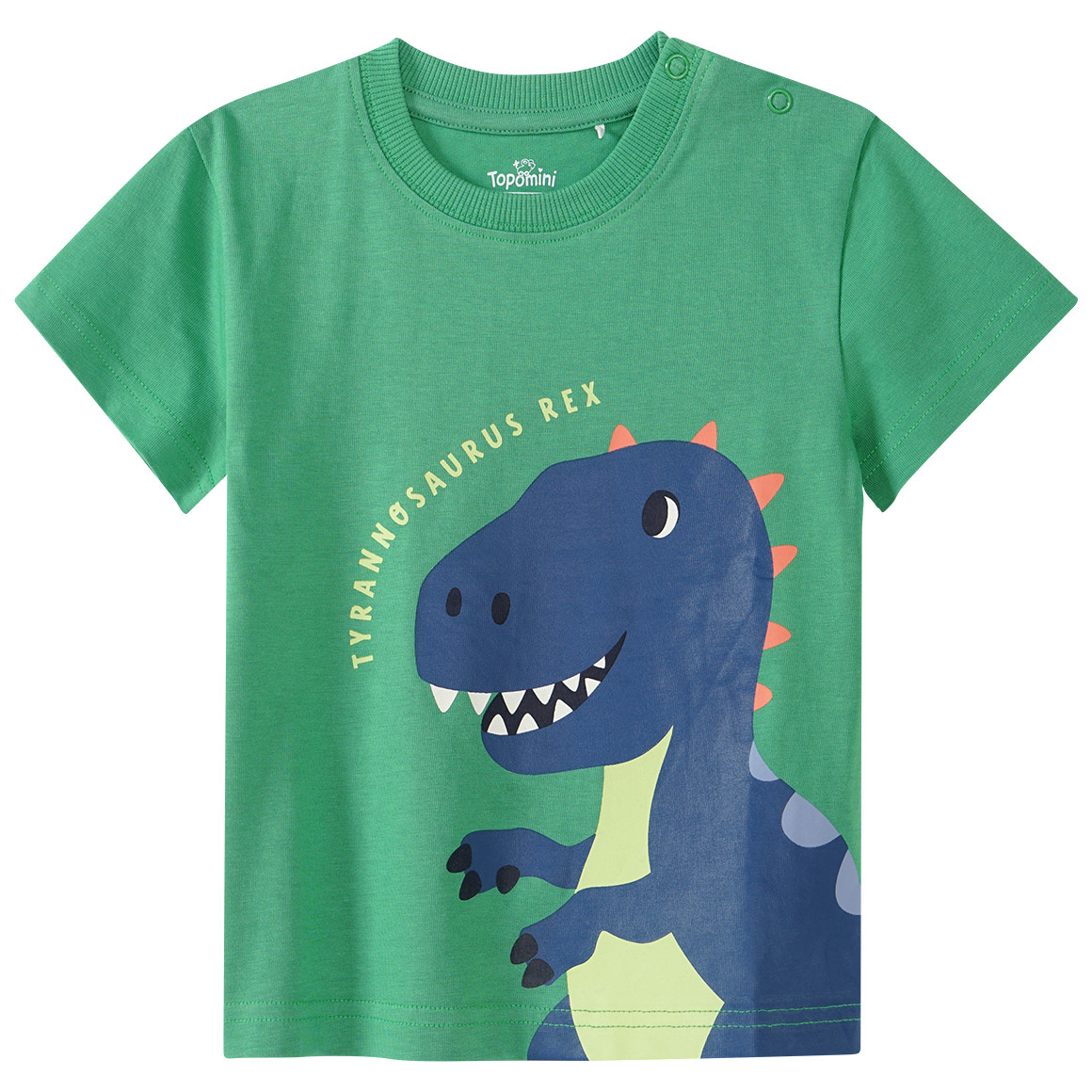 Baby T-Shirt mit großem Dino-Print von Topomini