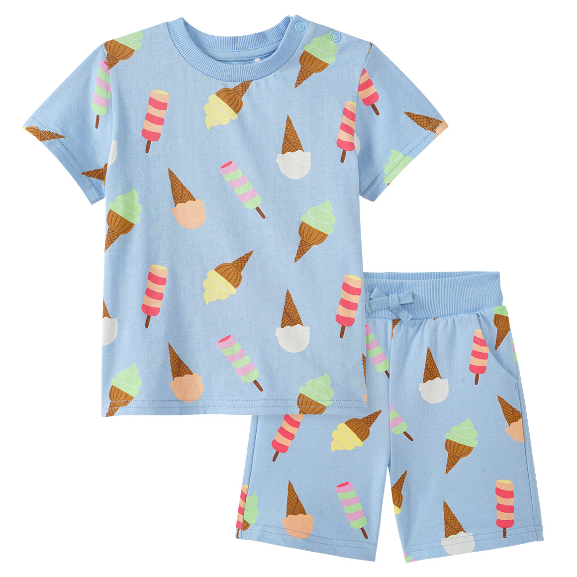 Baby T-Shirt und Joggingshorts im Set von Topomini