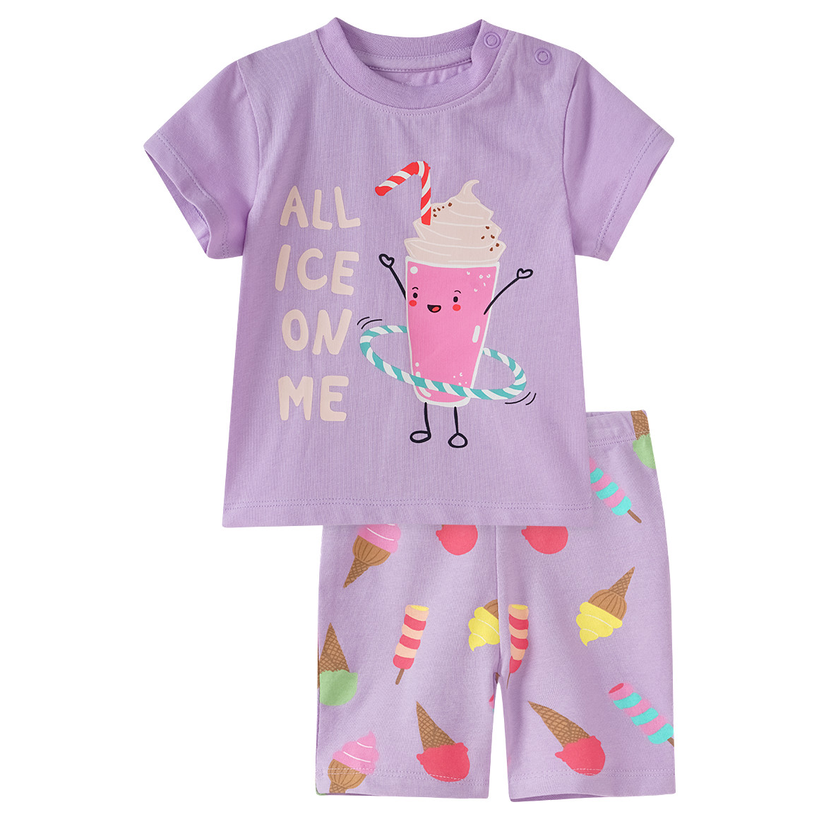 Baby T-Shirt und Radler im Set von Topomini
