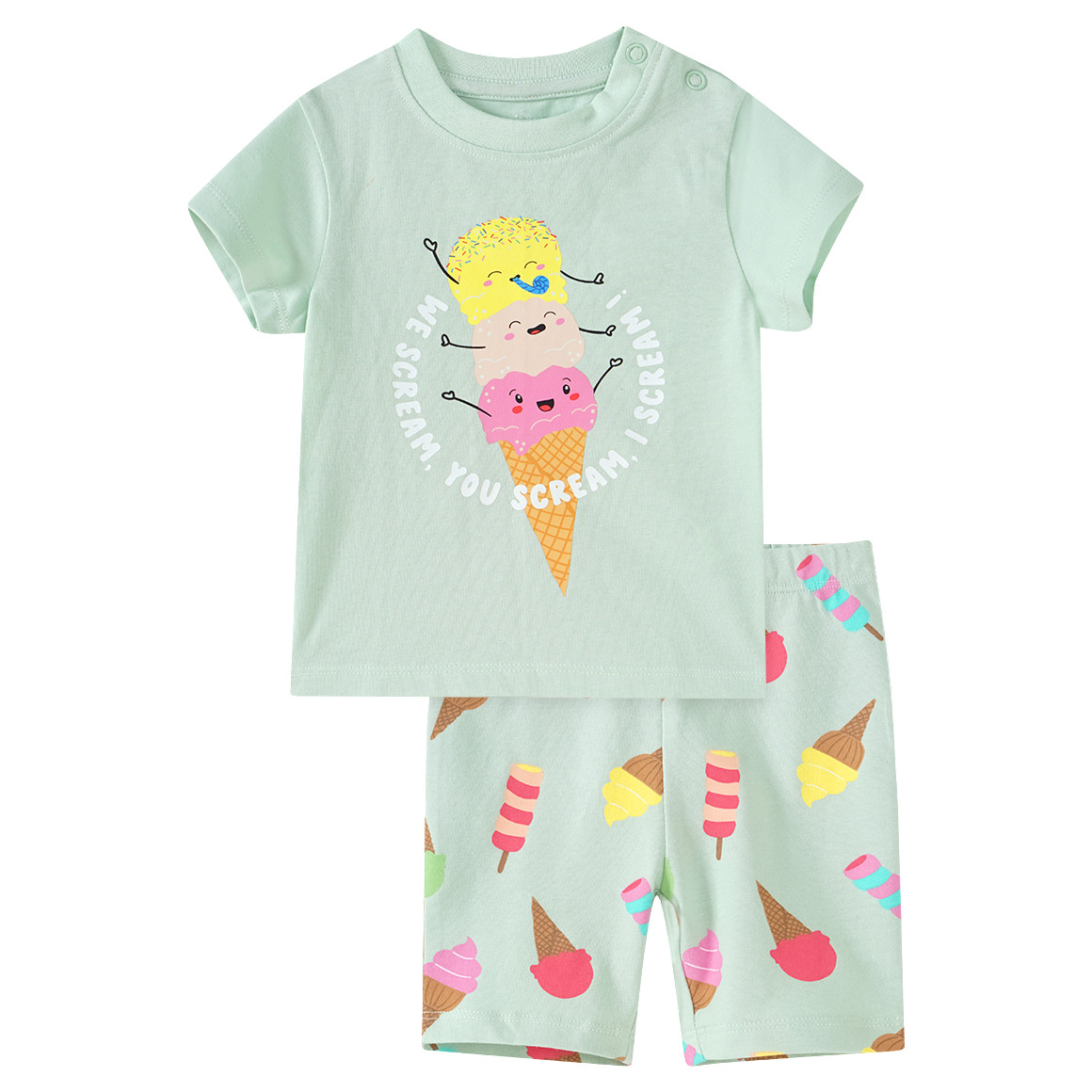 Baby T-Shirt und Radler im Set von Topomini