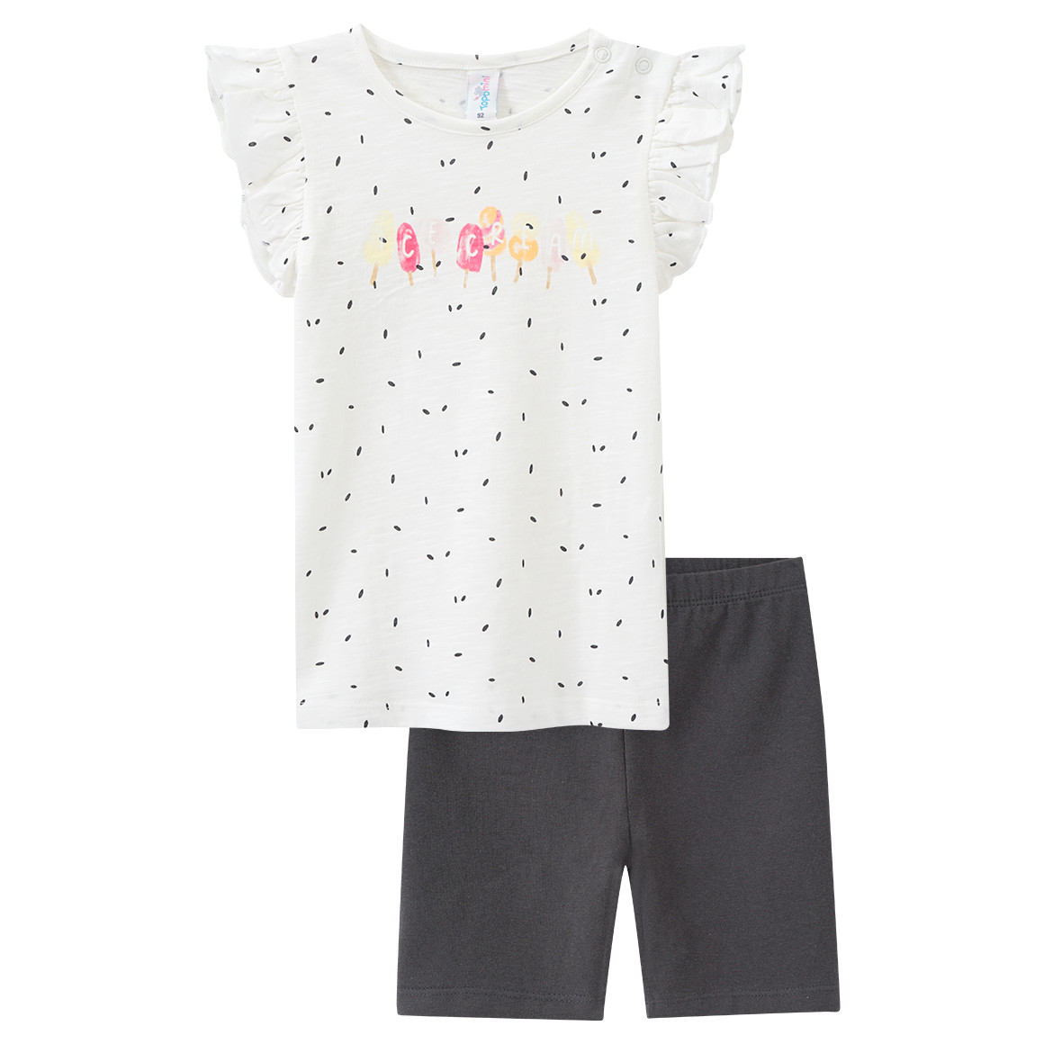 Baby T-Shirt und Radler im Set von Topomini