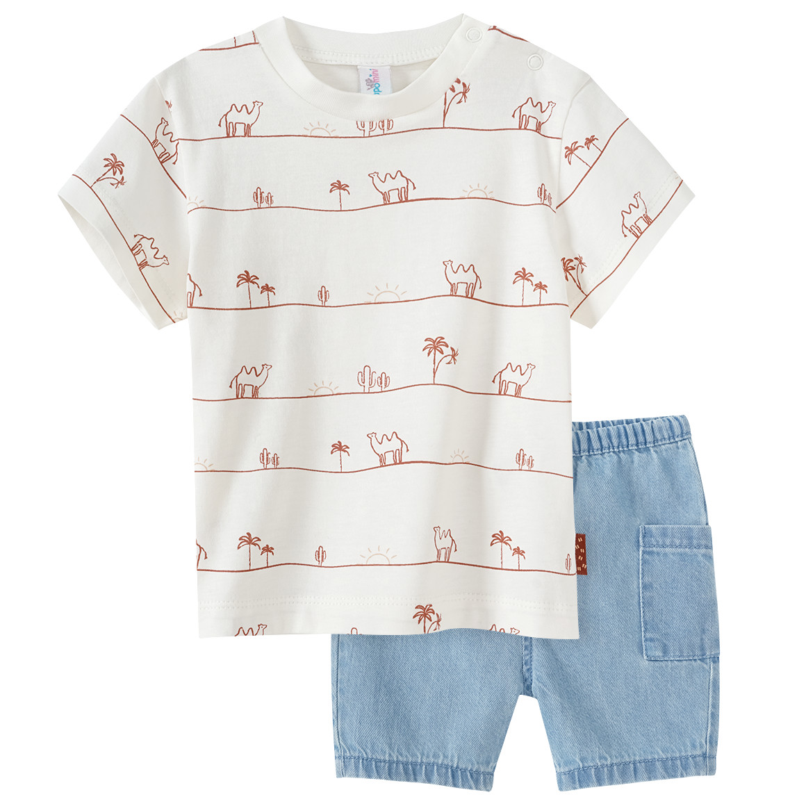 Baby T-Shirt und Shorts im Set Baby T-Shirt und Shorts im Set von Topomini