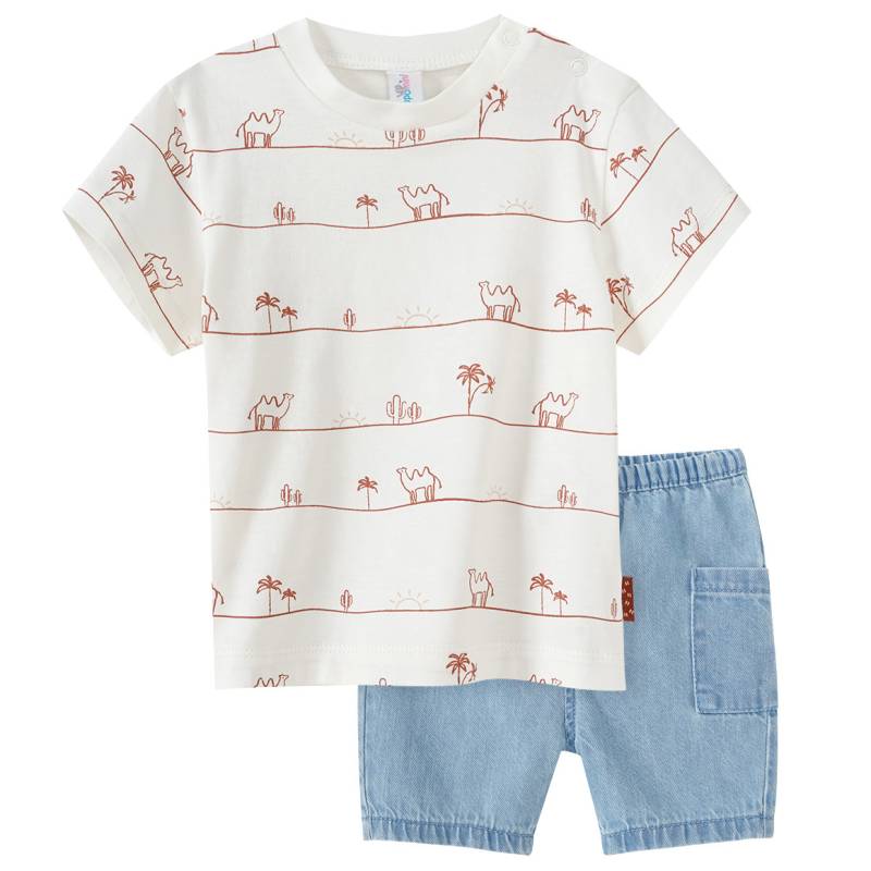 Baby T-Shirt und Shorts im Set von Topomini