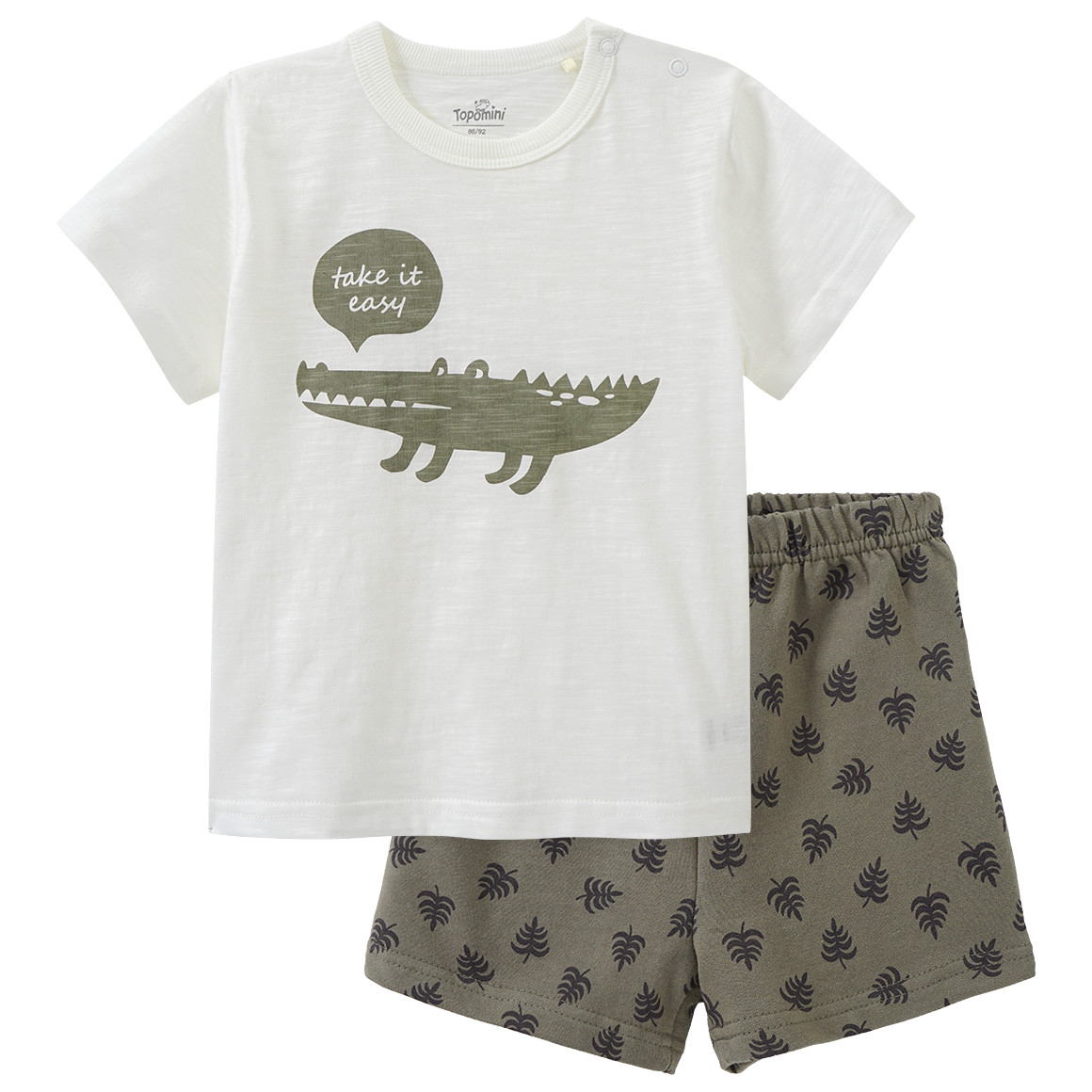 Baby T-Shirt und Shorts im Set von Topomini