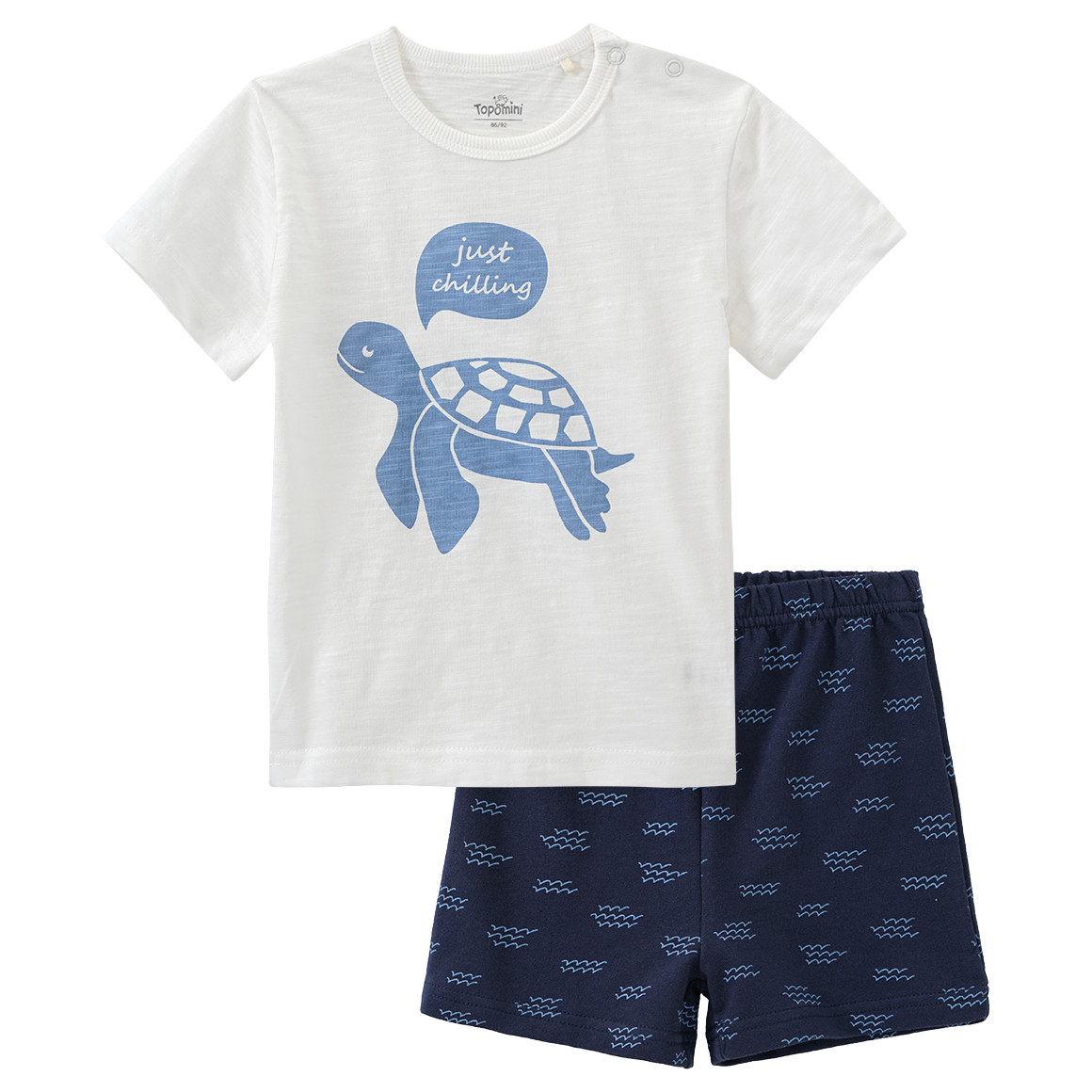 Baby T-Shirt und Shorts im Set von Topomini