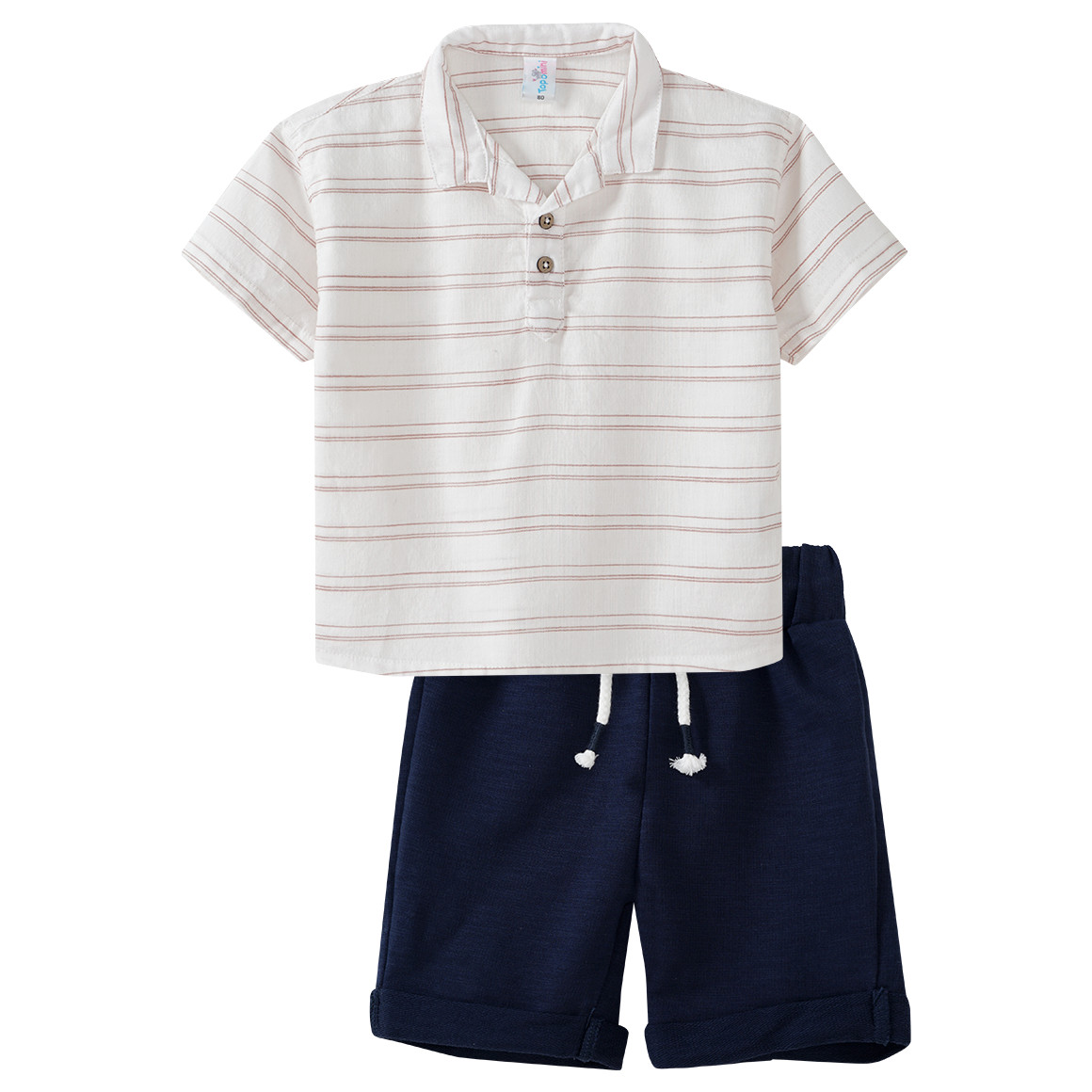 Baby T-Shirt und Shorts im Set von Topomini