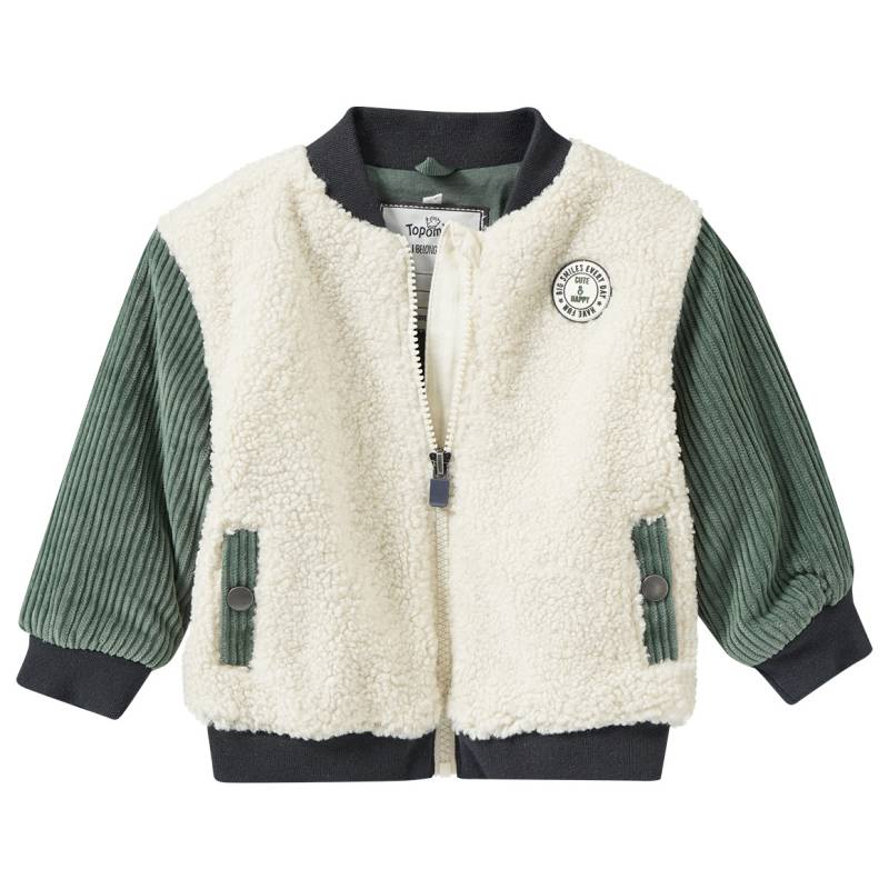 Baby Teddyjacke im College-Style Baby Teddyjacke im College-Style von Topomini
