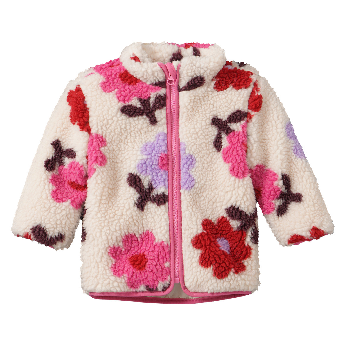 Baby Teddyjacke mit Blumen-Motiven Baby Teddyjacke mit Blumen-Motiven von Topomini