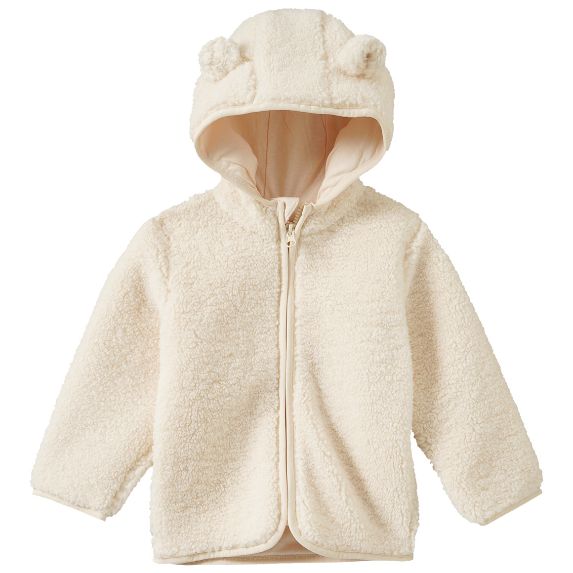 Baby Teddyjacke mit Kapuze Baby Teddyjacke mit Kapuze von Topomini