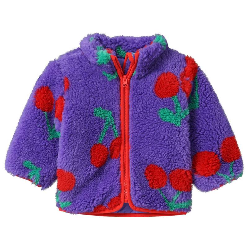 Baby Teddyjacke mit Kirschen von Topomini