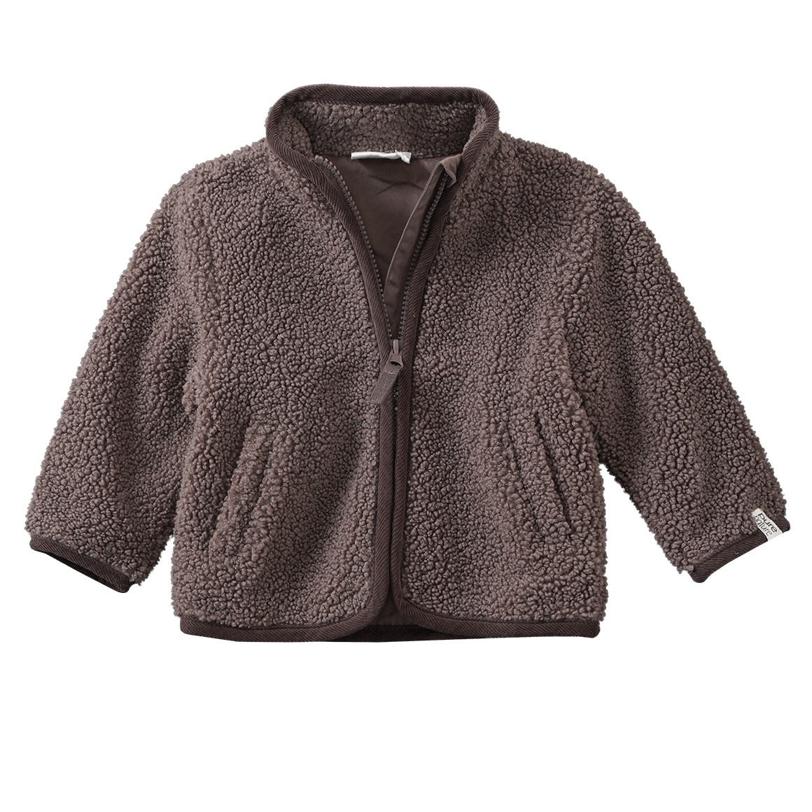 Baby Teddyjacke mit Stehkragen von Topomini