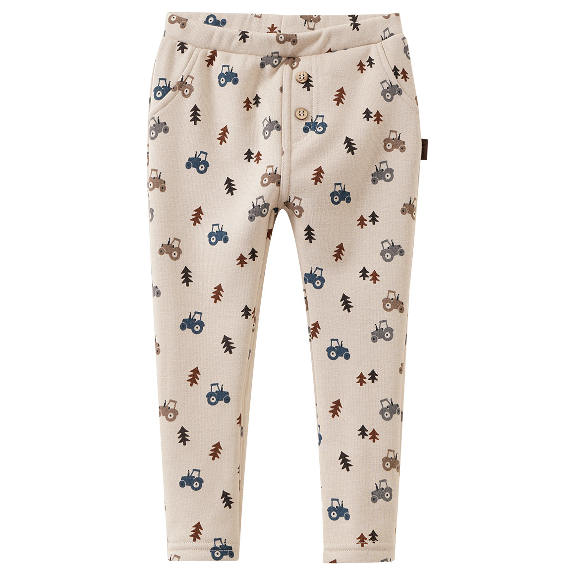 Baby Thermo-Leggings mit Traktor-Motiven Baby Thermo-Leggings mit Traktor-Motiven von Topomini