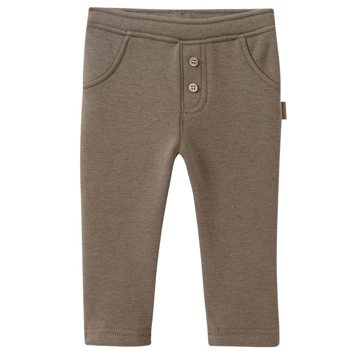 Baby Thermo-Leggings mit Zierknöpfen von Topomini