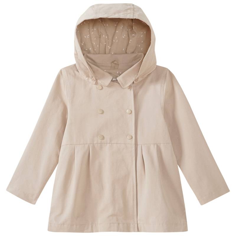 Baby Trenchcoat mit abnehmbarer Kapuze von Topomini