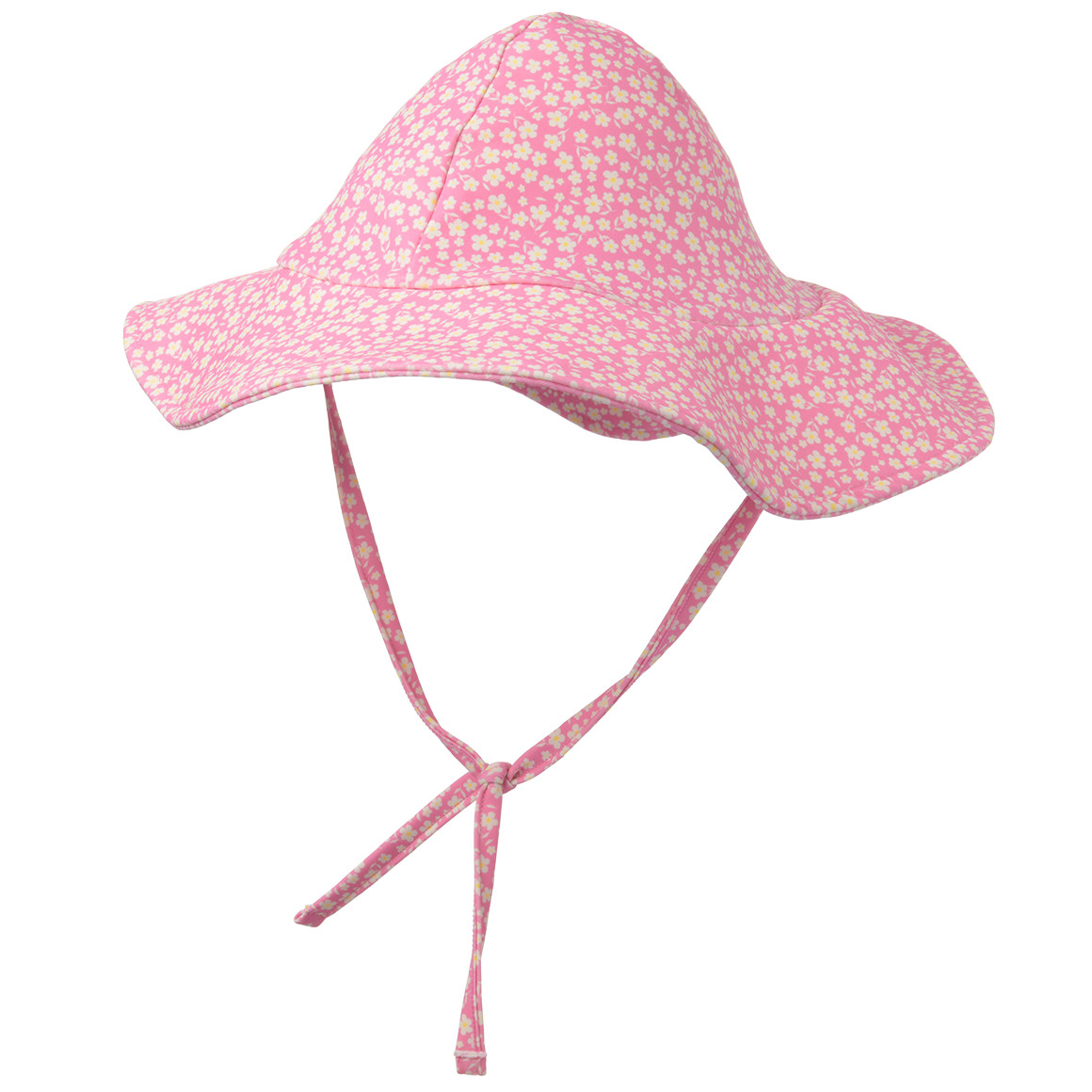 Baby UV-Badehut  mit Blümchen UPF60 von Topomini