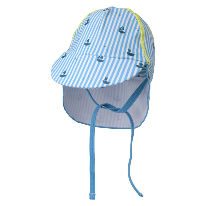 Baby UV-Badekappe mit Streifen UPF60 Baby UV-Badekappe mit Streifen UPF60 von Topomini