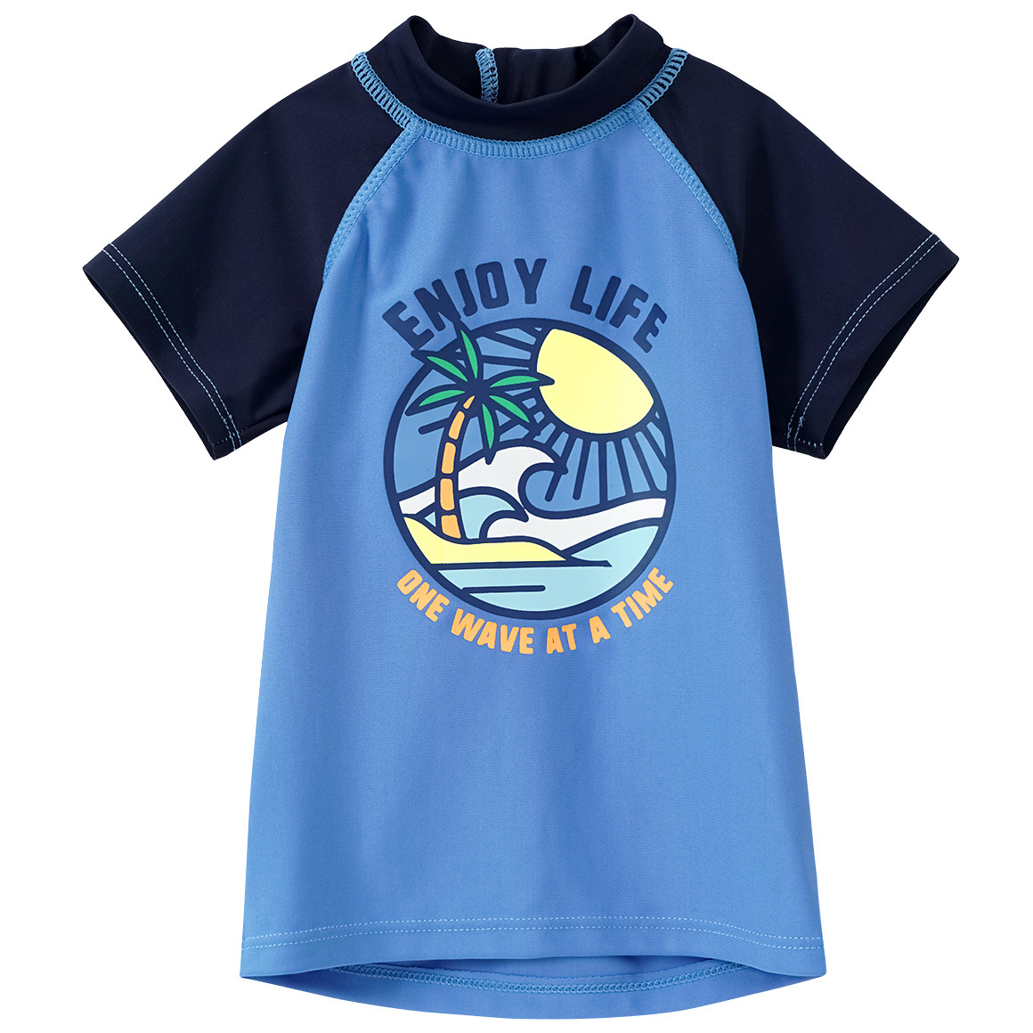 Baby UV-Badeshirt mit Reißverschluss von Topomini