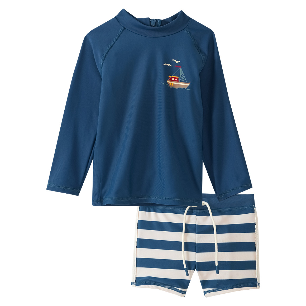 Baby UV-Set mit Badeshirt und Hose UPF40 von Topomini