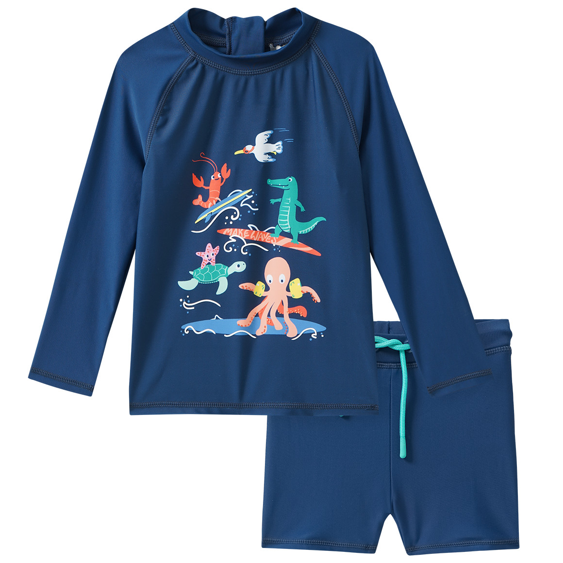 Baby UV-Set mit Badeshirt und Hose UPF40 von Topomini