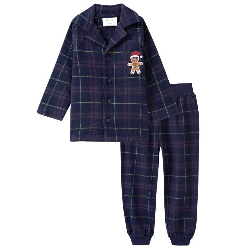 Baby Weihnachtsschlafanzug mit Stickerei Baby Weihnachtsschlafanzug mit Stickerei von Topomini