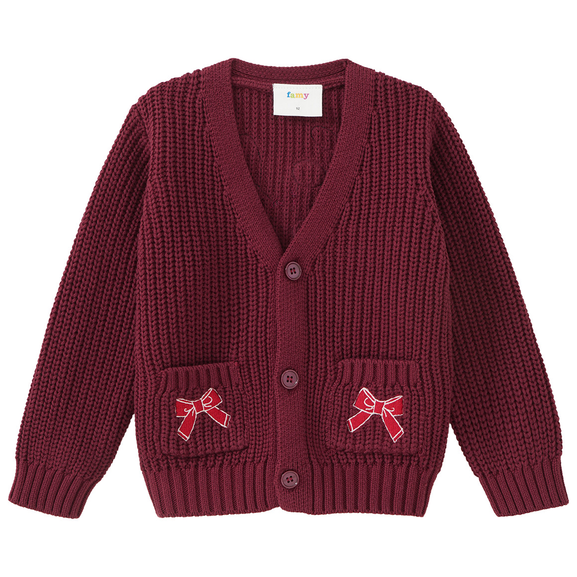 Baby Weihnachtsstrickjacke mit Stickerei Baby Weihnachtsstrickjacke mit Stickerei von Topomini