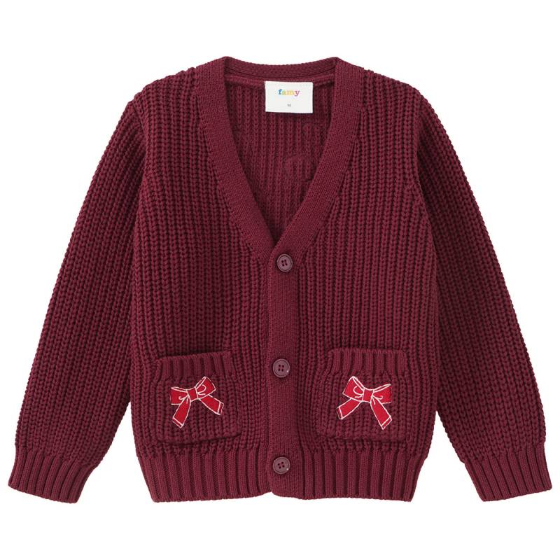 Baby Weihnachtsstrickjacke mit Stickerei Baby Weihnachtsstrickjacke mit Stickerei von Topomini