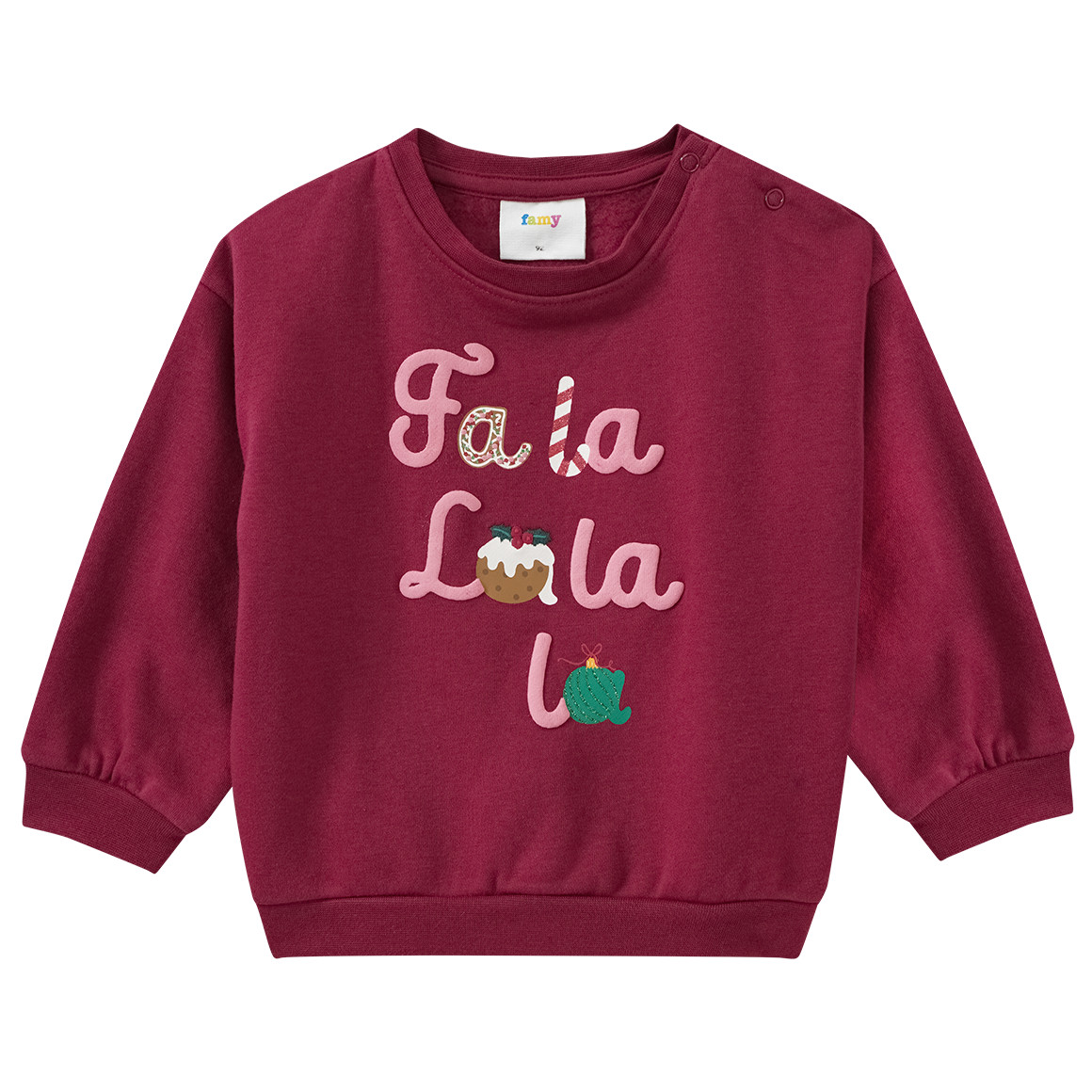 Baby Weihnachtssweatshirt mit Print Baby Weihnachtssweatshirt mit Print von Topomini