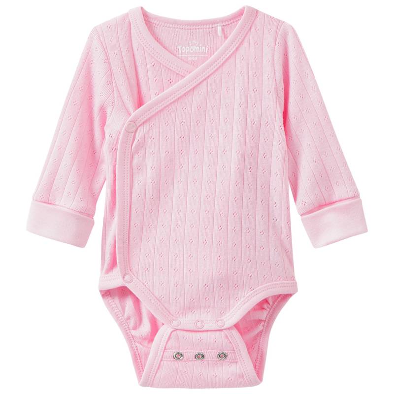 Newborn Wickelbody mit Lochmuster Newborn Wickelbody mit Lochmuster von Topomini